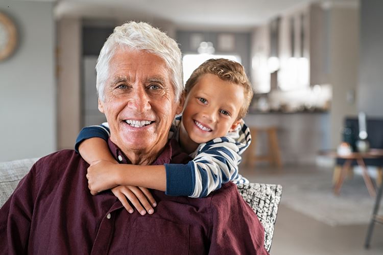 smilinggrandandkid